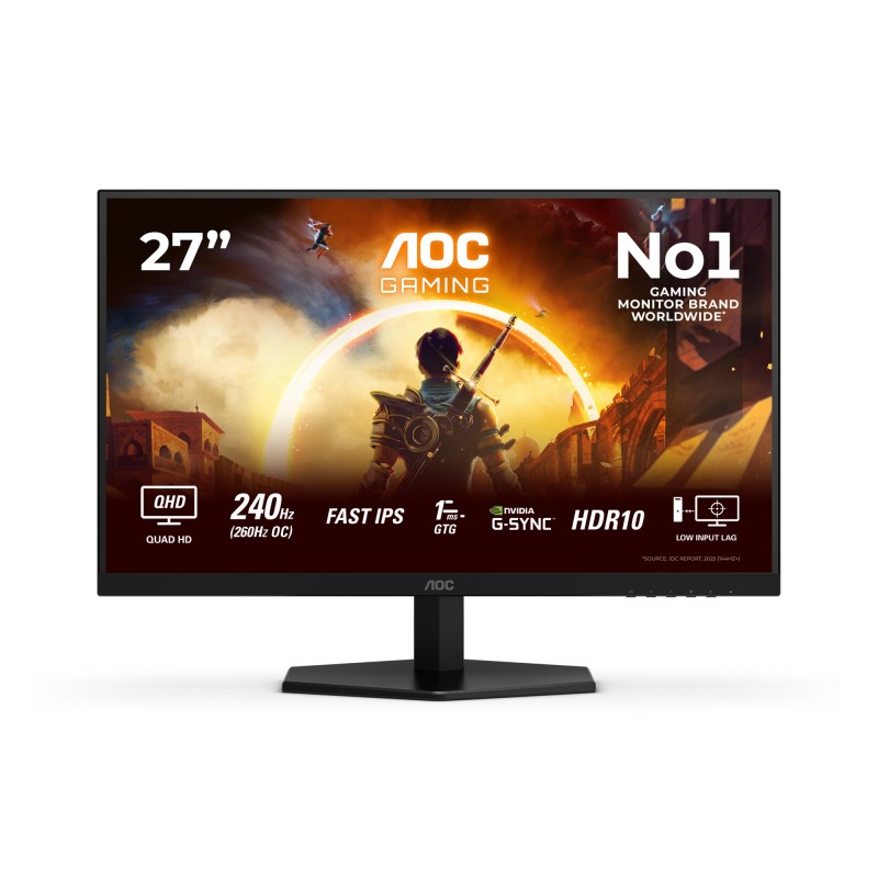 AOC G4 Q27G42ZE - 27" Quad HD - LCD - Negro, Rojo - 260Hz