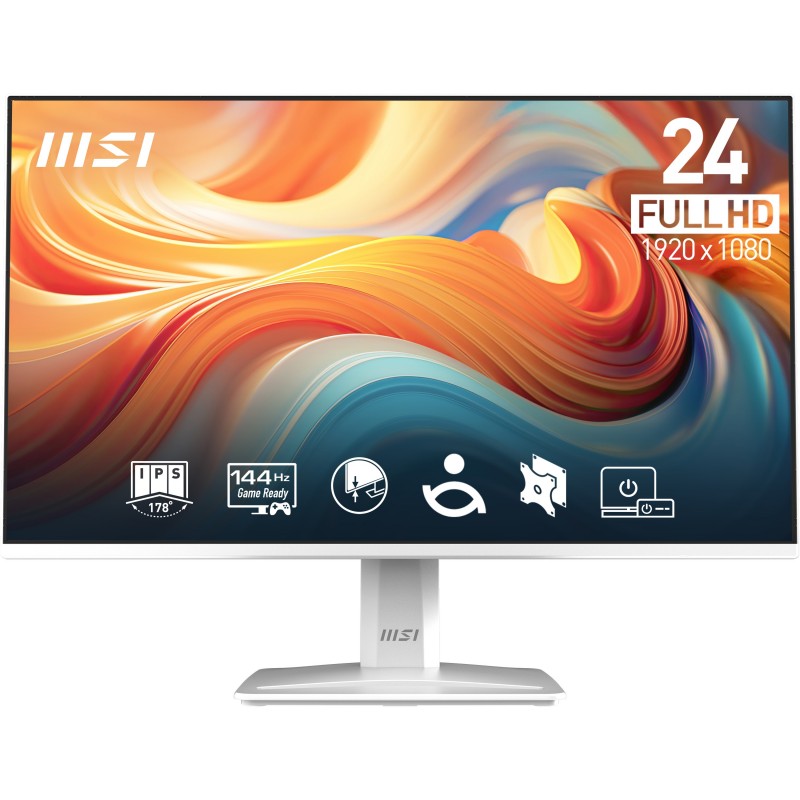 MSI Pro MP243W E14 - 23.8" Full HD - LCD - Blanco - 144Hz 9S6-3PD1CT-048