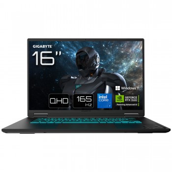 GIGABYTE Gaming A16 PRO Portátil - 16“ Negro - 16" - Intel Core 7 - 32GB - 1000GB SSD - NVIDIA GeFor 9RGA6I77XHHDJPYES000