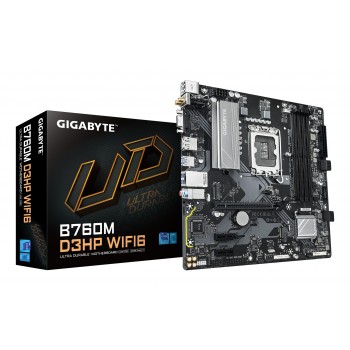 GIGABYTE B760M D3HP WIFI6 - LGA 1700 - micro ATX - Intel B760 Express 9MB76M3PW-00-G10