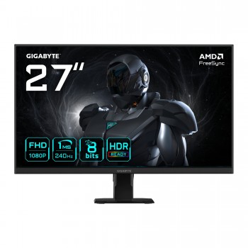 GIGABYTE GS27F2 27" Monitor de Juego FHD - 1920 x 1080 - 27" Full HD - LCD - Negro - 240Hz 20VM0-GS27F2BT-1EKR