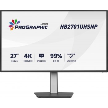 iiyama PROGRAPHIC HB2701UHSNP-B1 - 27" 4K Ultra HD - LCD - Negro - 60Hz