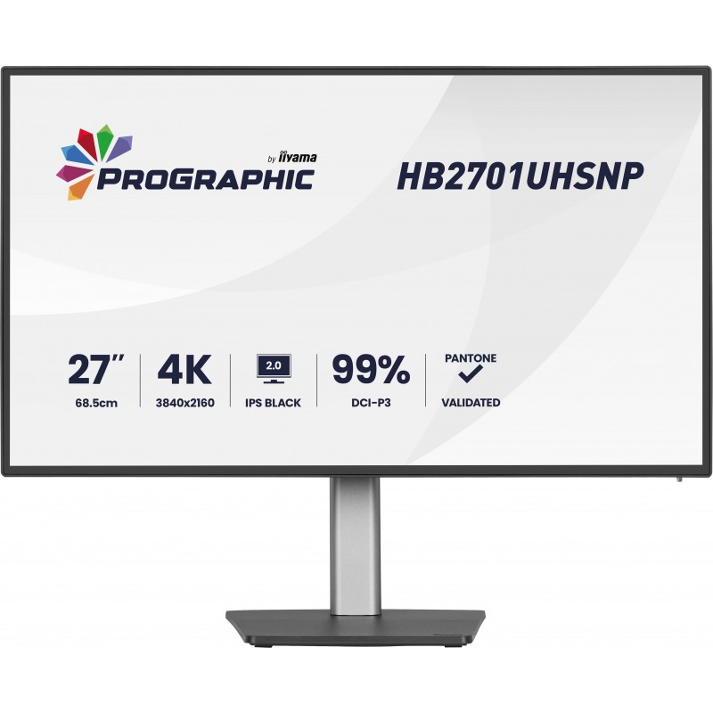iiyama PROGRAPHIC HB2701UHSNP-B1 - 27" 4K Ultra HD - LCD - Negro - 60Hz