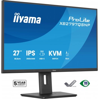 iiyama ProLite XB2797QSNP-B1 - 27" Quad HD - LCD - Negro - 75Hz