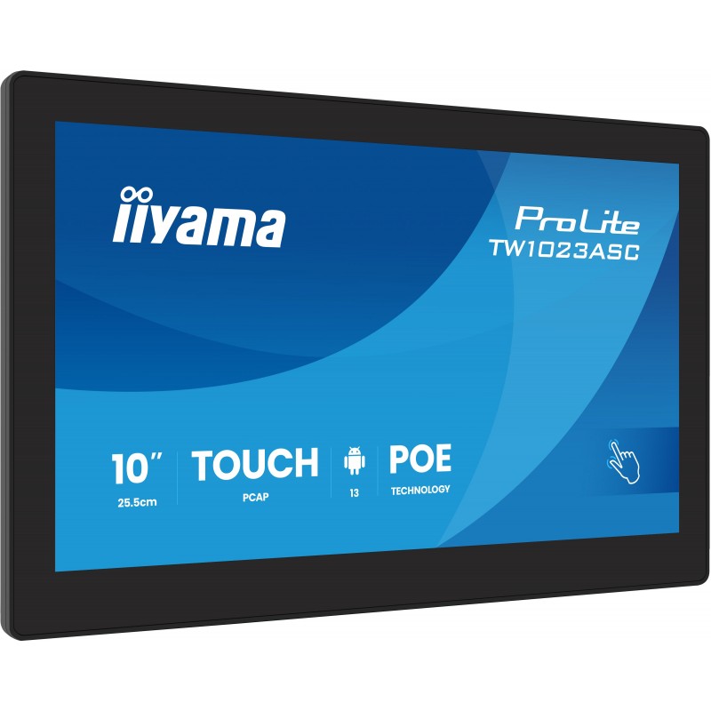 iiyama TW1023ASC-B3P - 10.1" - Pantalla táctil - Procesador incorporado - Android - Wifi - Negro