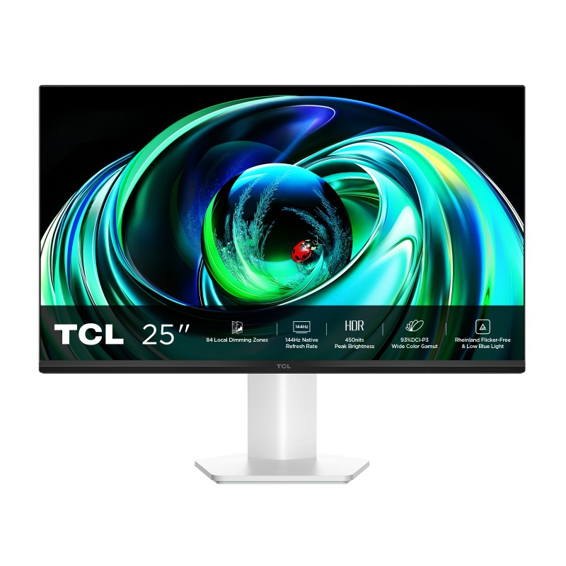 TCL 25G54 - 25" Full HD - QLED - Blanco - 144Hz