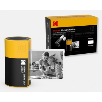 Kodak MemoShot Era MS100 68,58 x 45,72 mm Negro, Amarillo KOCAMMS100Y