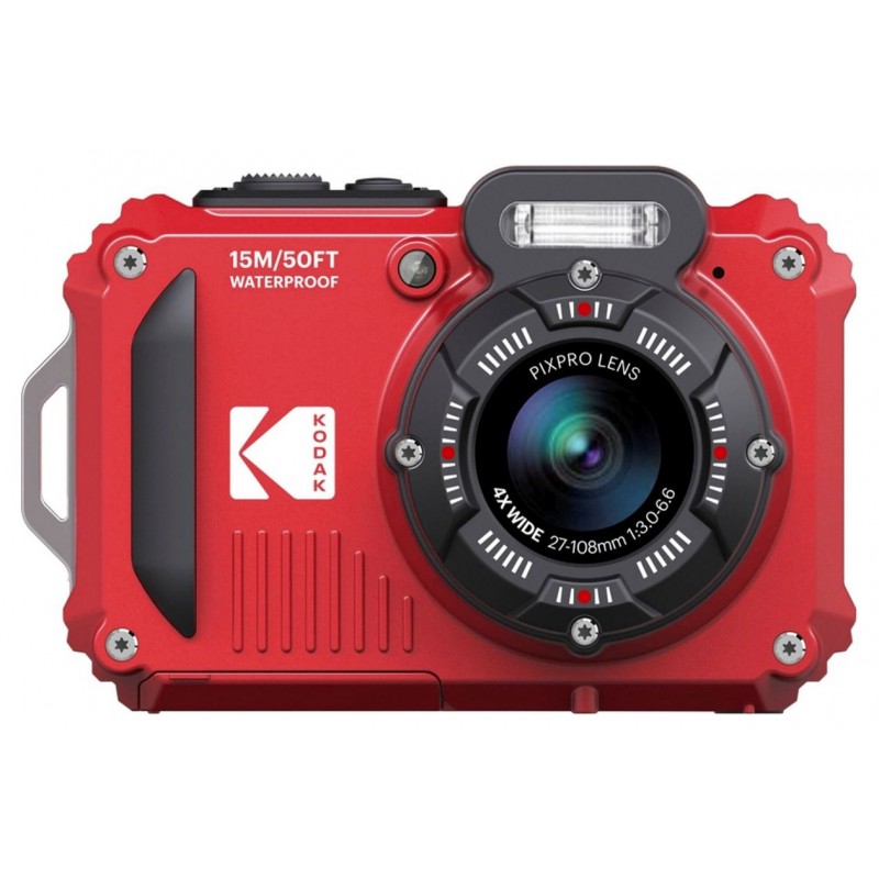 Kodak PIXPRO WPZ2 1 2.3" Cámara compacta 16,76 MP BSI CMOS 4608 x 3456 Pixeles Rojo WPZ2RD6