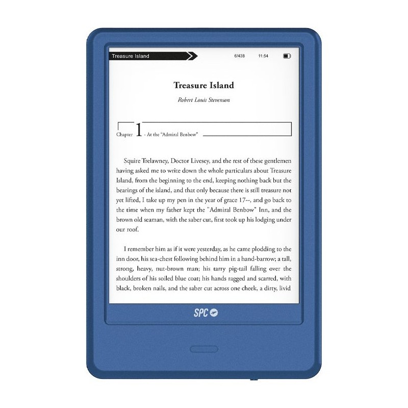 SPC Dickens Light 2 Pro lectore de e-book Pantalla táctil 8 GB Azul 5615A