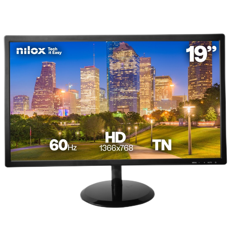 Nilox  - 19" HD - LCD - Negro - 60Hz NXM19FHD22