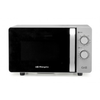 Orbegozo MIG 2072 CE microondas Negro, Plata Microondas con grill Encimera 20 L 700 W 18475
