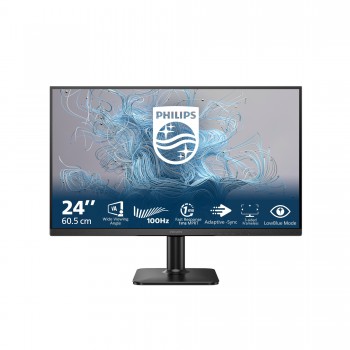 Philips 1000 series 24E2N1100LB 00 - 23.8" Full HD - LCD - Negro - 100Hz
