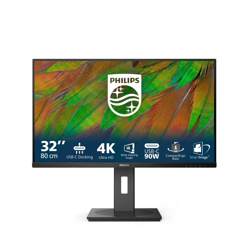 Philips 3000 series 32B1U3900 00 - 31.5" 4K Ultra HD - LCD - Negro - 60Hz