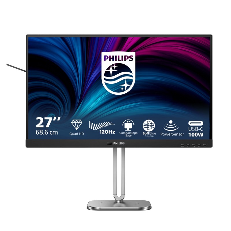 Philips 27B2U4601 00 - 27" Quad HD - LCD - Gris - 120Hz