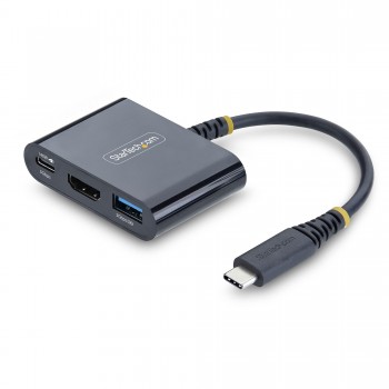 StarTech.com Dock Hub Multipuertos USB Tipo C a HDMI - Adaptador Multipuertos USB-C a HDMI - Carga d 168B-USBC-MULTIPORT