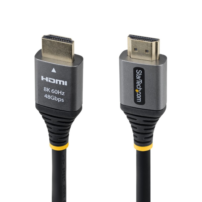 StarTech.com Cable HDMI 2.1 Certificado de Ultra Alta Velocidad de 0,3m - 8K 60Hz - 4K 120Hz - Cable HDMM21V1F