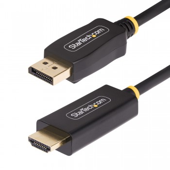 StarTech.com Cable Adaptador DisplayPort a HDMI de 1m con Conectores de Agarre - 4K 60Hz con HDR - C 1M-DP-HDMI-4K60-HDR