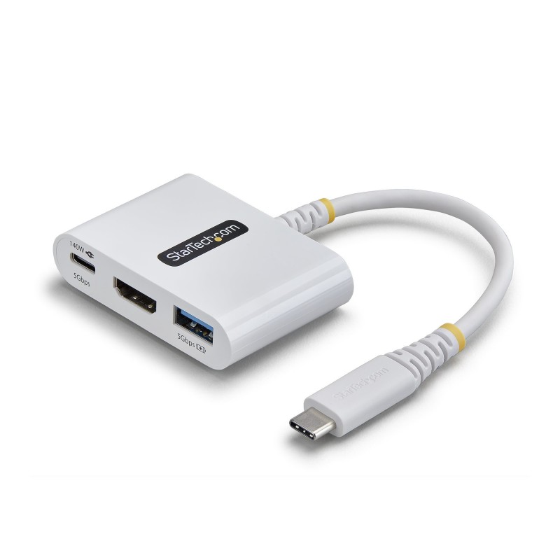 StarTech.com Dock Hub Multipuertos USB Tipo C a HDMI - Adaptador Multipuertos USB-C a HDMI - Carga d 168W-USBC-MULTIPORT