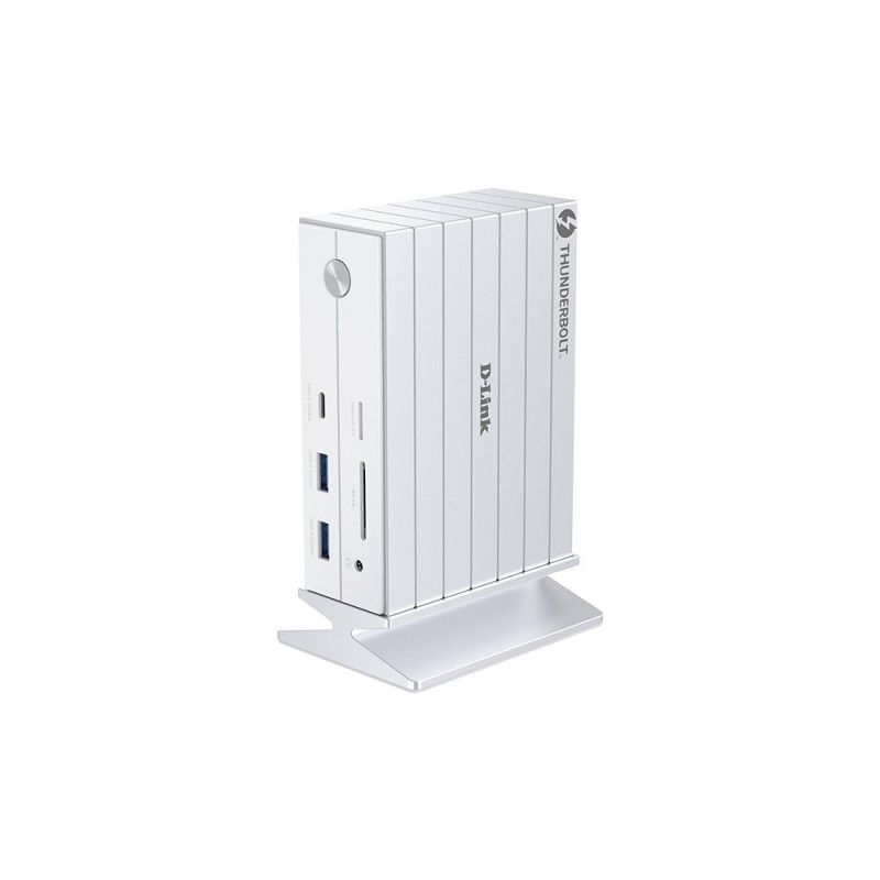 D-Link DUF-E01 E base para portátil y replicador de puertos Alámbrico Thunderbolt 4 Blanco