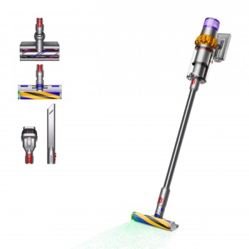 Dyson V15 Detect Absolute - 0,76 L - 660 W - Sin bolsa - Níquel, Amarillo 446986-01
