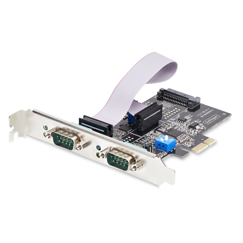 StarTech.com 2S232422485-PC-CARD - PCIe x1 - 2 puertos DB9 - RS-232 RS-422 RS-485