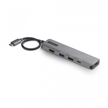 StarTech.com 164B-USBC-MULTIPORT - USB-C - 4K 60Hz - 140W Power Delivery - 10Gbps - Gris