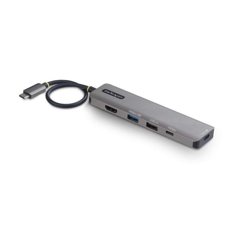 StarTech.com 164B-USBC-MULTIPORT - USB-C - 4K 60Hz - 140W Power Delivery - 10Gbps - Gris