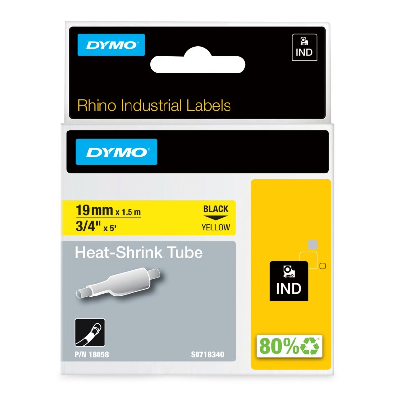DYMO Rhino Tubos termorretráctiles industriales para etiquet   18058