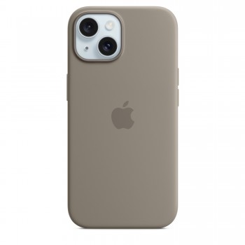 Funda Microfibra, Silicona Gris pardo para Apple (brand) iPhone 15 MXPG3ZM A