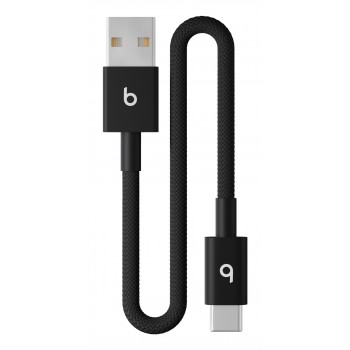 Beats MEQL4ZM A - USB-A a USB-C - 0,2m - Negro