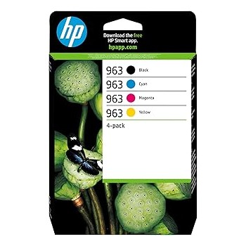 HP Paquete de 4 cartuchos de tinta Original 963 negro/cian/m   6ZC70AELS1