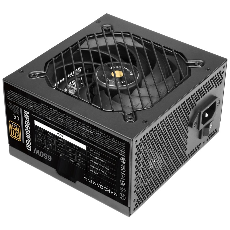 Mars Gaming MPB650PSID - 650W - 80 PLUS Gold - ATX 3.1 - PCIe 5.1