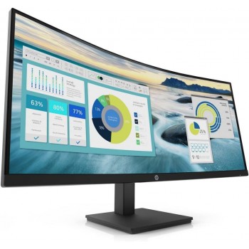 HP Monitor curvo P34hc G4 WQHD USB-C - 34" Wide Quad HD - LCD - Negro - 60Hz 21Y56AA