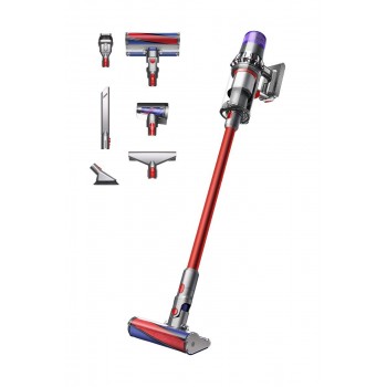 Dyson V11 Fluffy Aspiradora escoba 2 en 1 Batería Secar Sin bolsa Níquel, Rojo 476550-01