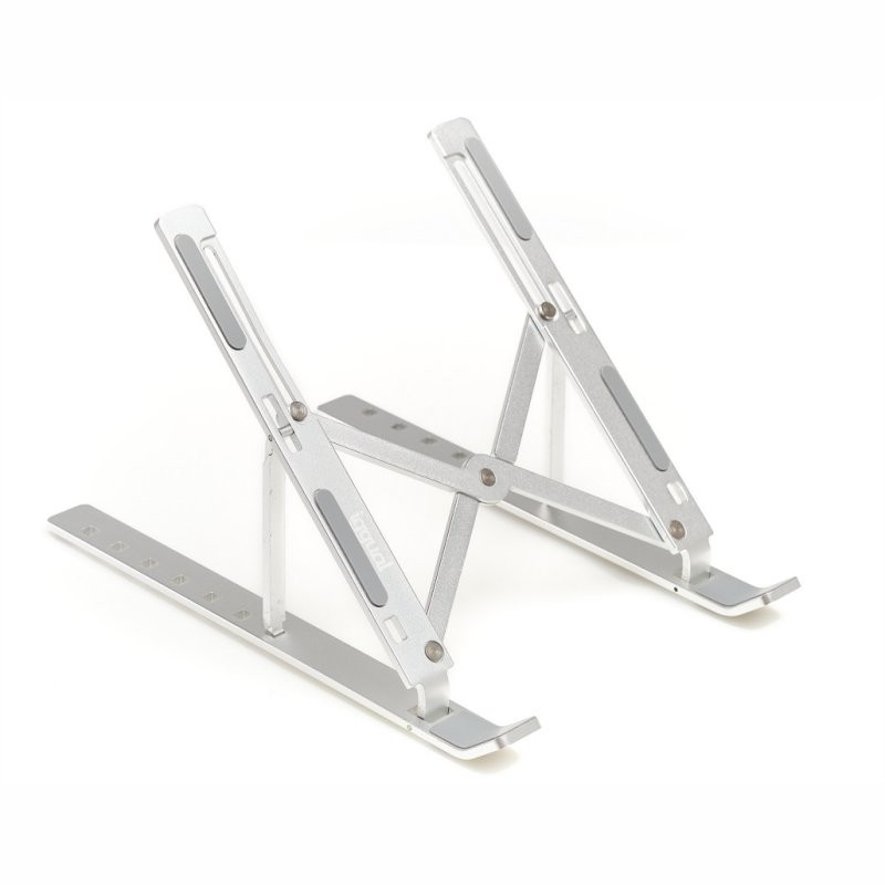 iggual Soporte elevador plegable portátil 17 plata IGG318195