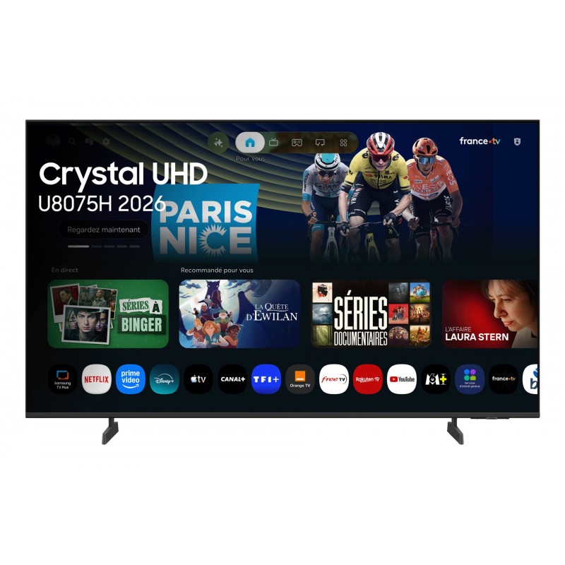 Samsung TU85U8075HU U8075H Series - 85" TV LCD con retroiluminación LED - Crystal UHD - 4K TU85U8075HUXXC