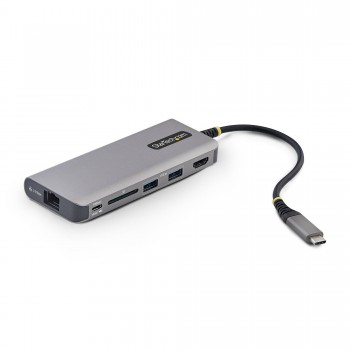 StarTech.com Adaptador Multipuertos USB-C a HDMI - PD 140W - Hub Ladrón USB de 3 Puertos - 4K 60Hz - 177B-USBC-MULTIPORT
