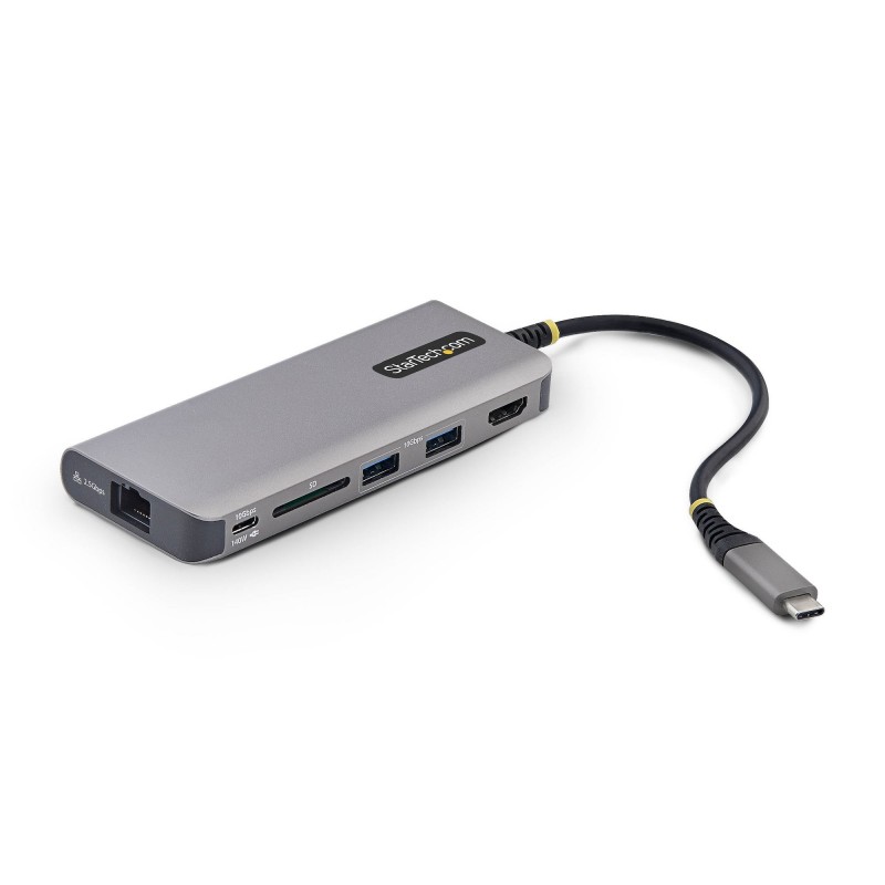 StarTech.com Adaptador Multipuertos USB-C a HDMI - PD 140W - Hub Ladrón USB de 3 Puertos - 4K 60Hz - 177B-USBC-MULTIPORT