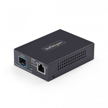 StarTech.com Conversor de Medios de Fibra Óptica Multigigabit 10GbE con SFP+ Abierto - Cobre a SFP+  MCM10G6SSFP