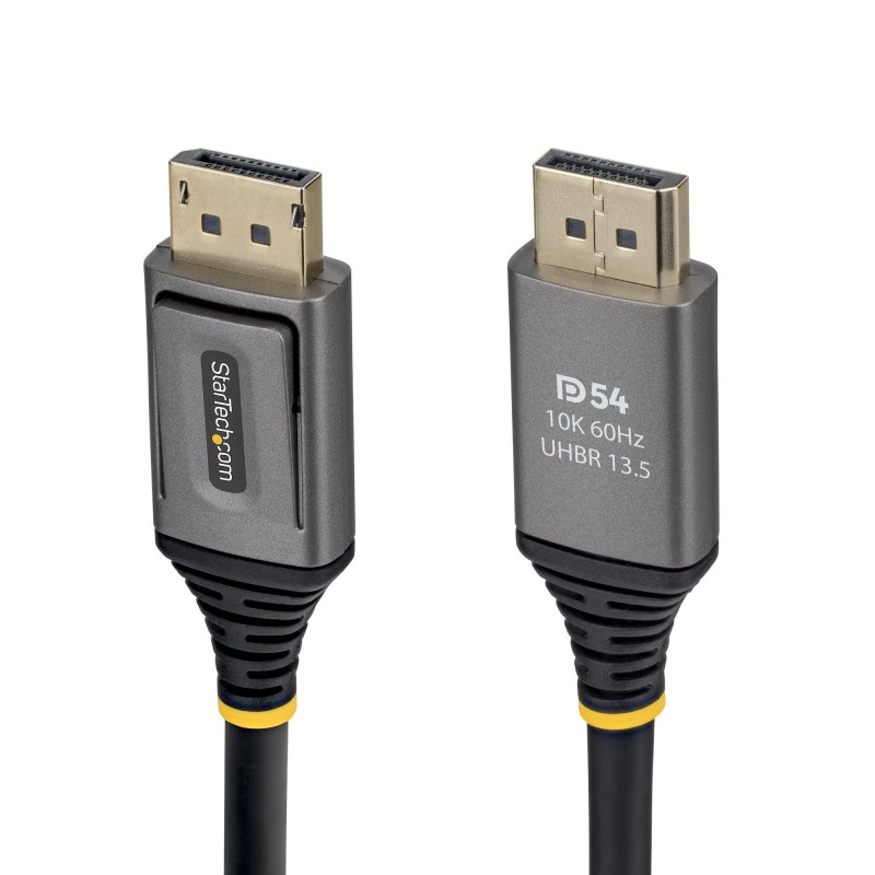 StarTech.com Cable DisplayPort 2.1 de 2m - Cable DP54 Certificado VESA - Cable DP 2.1 - 8K 60Hz, 10K DP21V-2M-DP54-CABLE