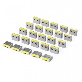 StarTech.com Tapones de Bloqueo USB-A de Repuesto con Pestillo - Paquete de 25 - Para USB-A-PORT-BLO 25P-USB-A-BLOCKER