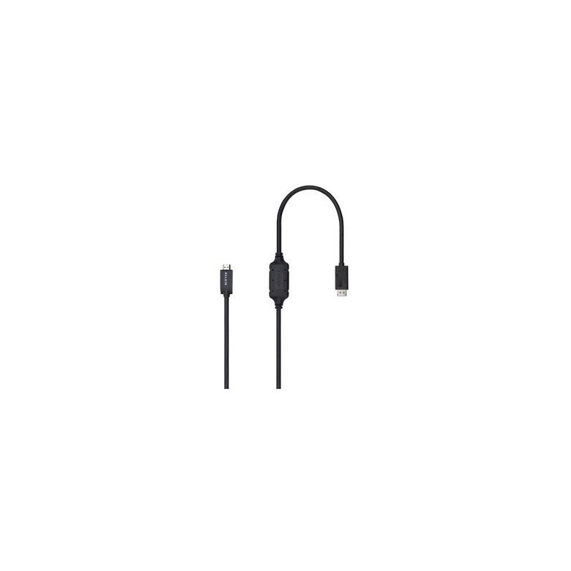 Belkin F2CD001B06-E adaptador de cable de vídeo 1,8 m DisplayPort HDMI Negro