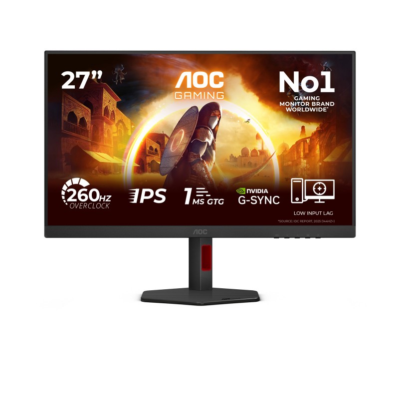 AOC G4 27G4ZR - 27" Full HD - LED - Negro, Rojo - 260Hz
