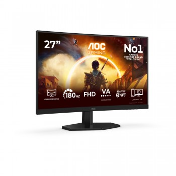 AOC G4 27" IPS FHD 180Hz - 27" Full HD - LCD - Negro, Rojo - 180Hz C27G42FE