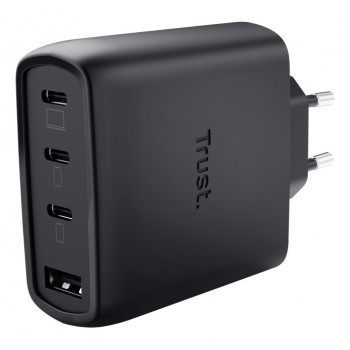 Trust Maxo 65W Universal Negro Corriente alterna Carga rápida Interior 26067