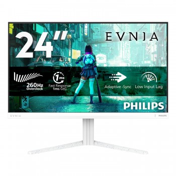 Philips Evnia 3000 24M2N3201PL 00 - 23.8" Full HD - LCD - Blanco - 260Hz