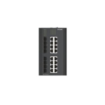 D-Link DIS-310G-24X - Switch Gestionado L2 L3 - Gigabit Ethernet - Carril DIN - Negro