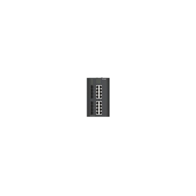D-Link DIS-310G-24X - Switch Gestionado L2 L3 - Gigabit Ethernet - Carril DIN - Negro
