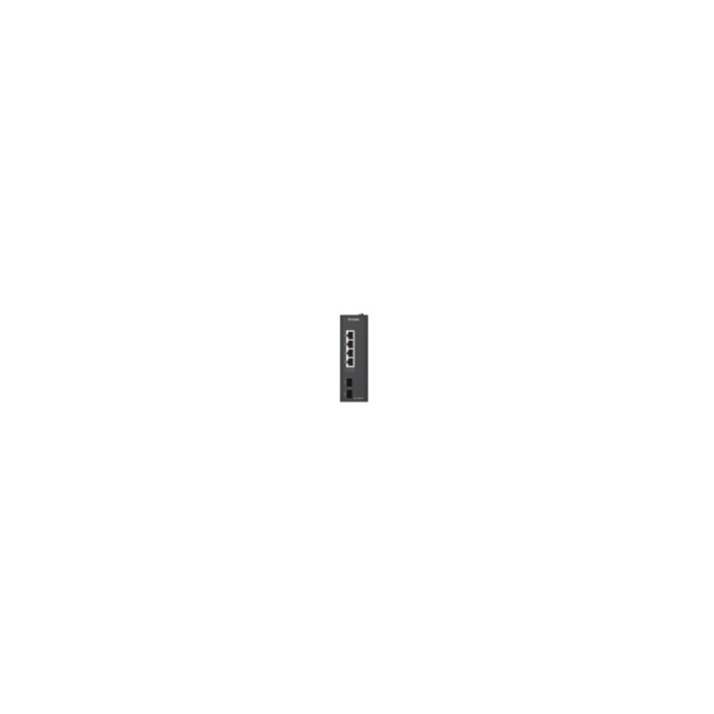 D-Link DIS-100G-06 - No administrado - L2 - Gigabit Ethernet - Carril DIN - Negro