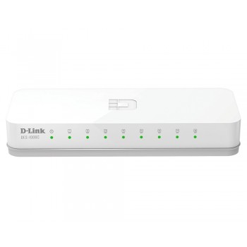 D-Link 0 - No administrado - Fast Ethernet - Escritorio - Blanco DES-1008C E